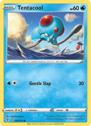 Tentacool (26/203) [SWSH: Evolving Skies] Pokemon Single Pokémon