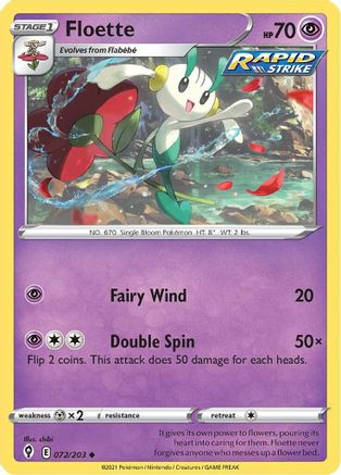 Floette (72/203) [SWSH: Evolving Skies] Pokemon Single Pokémon