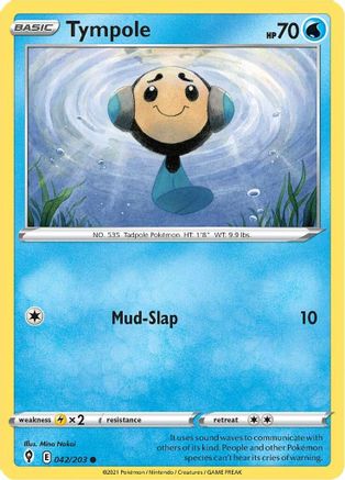 Tympole (42/203) [SWSH: Evolving Skies] Pokemon Single Pokémon