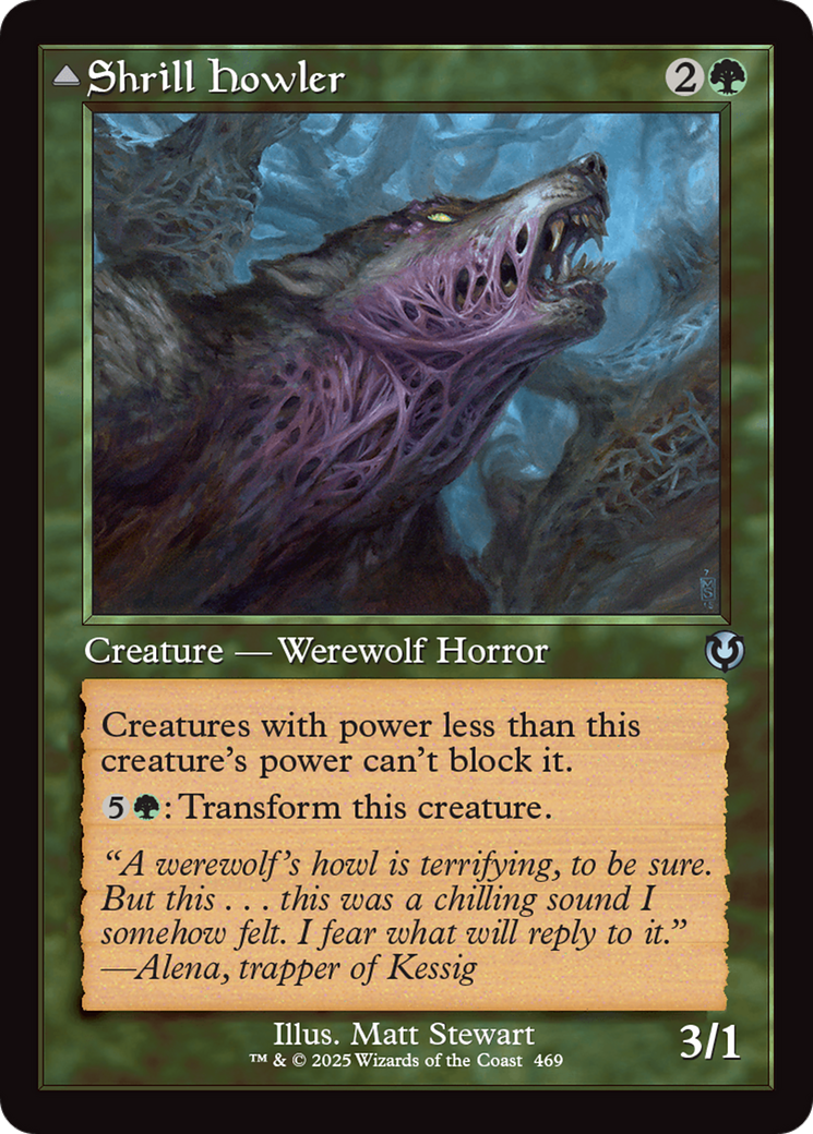 Shrill Howler (INR-469) [Innistrad Remastered] Foil MTG Single Wizards of the Coast