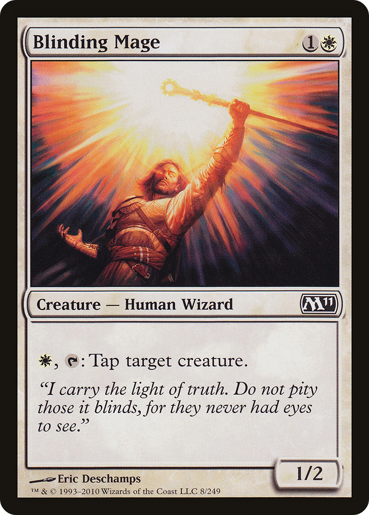 Blinding Mage (M11-008) [Magic 2011] Foil MTG Single Wizards of the Coast