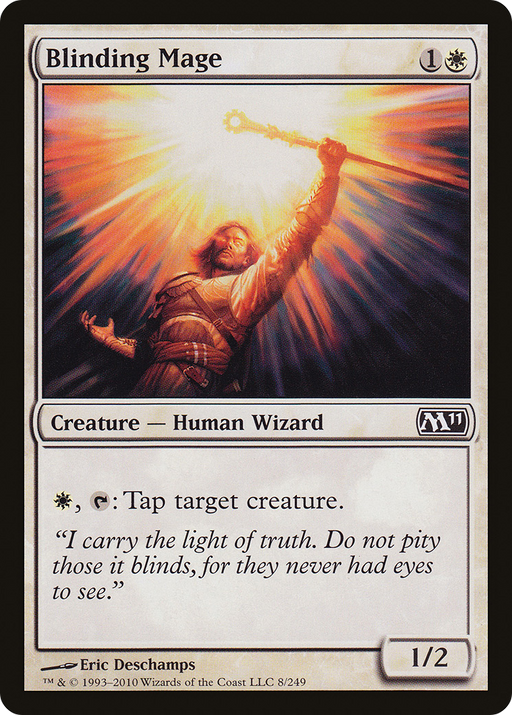 Blinding Mage (M11-008) [Magic 2011] MTG Single Wizards of the Coast