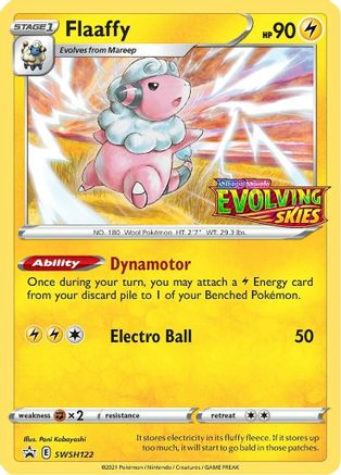 Flaaffy - SWSH122 (Prerelease) (SWSH122/307) Holofoil [Promos: SWSH Promo Cards] Pokemon Single Pokémon