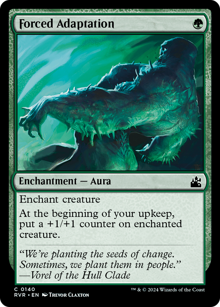 Forced Adaptation (RVR-140) [Ravnica Remastered] Foil MTG Single Wizards of the Coast