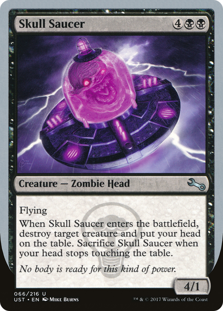 Skull Saucer (UST-066) [Unstable] MTG Single Wizards of the Coast