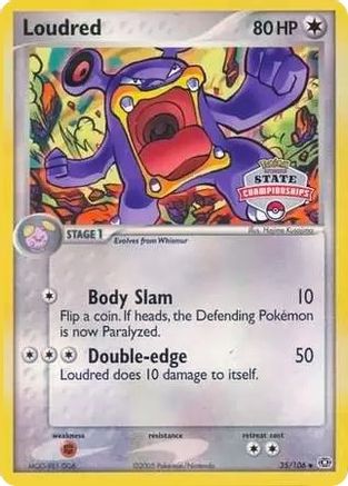 Loudred 35/106 (State Championships) () [Promos: League & Championship Cards] Pokemon Single Pokémon