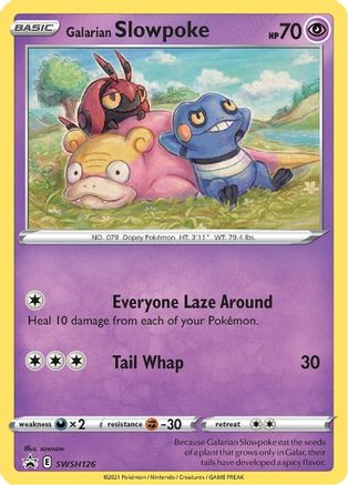 Galarian Slowpoke - SWSH126 (SWSH126/307) Holofoil [Promos: SWSH Promo Cards] Pokemon Single Pokémon