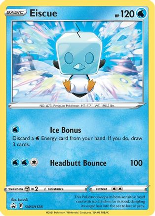 Eiscue - SWSH128 (SWSH128/307) Holofoil [Promos: SWSH Promo Cards] Pokemon Single Pokémon