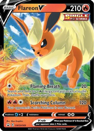 Flareon V - SWSH149 (SWSH149/307) Holofoil [Promos: SWSH Promo Cards] Pokemon Single Pokémon