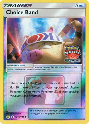 Choice Band - 121a/145 (North America Championships) (/145) Reverse Holofoil [Promos: League & Championship Cards] Pokemon Single Pokémon
