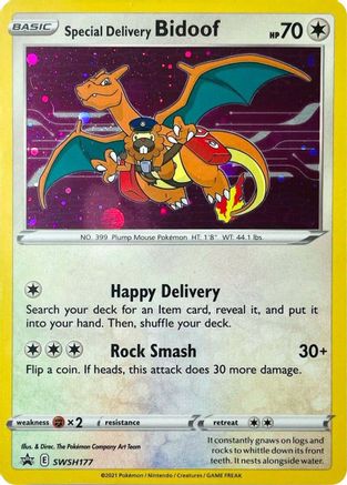 Special Delivery Bidoof (/307) Holofoil [Promos: SWSH Promo Cards] Pokemon Single Pokémon