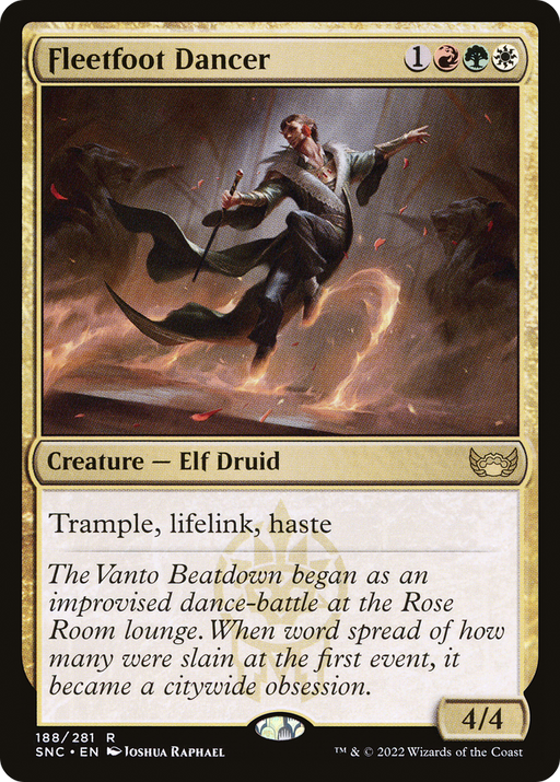 Fleetfoot Dancer (SNC-188) [Streets of New Capenna] MTG Single Wizards of the Coast