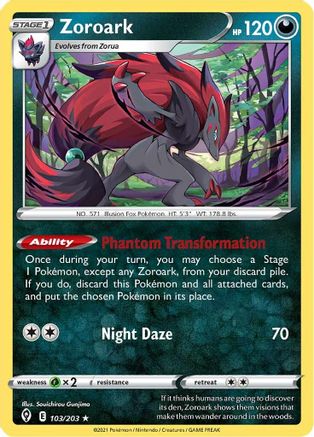 Zoroark - 103/203 [Misc: Deck Exclusives] Pokemon Single Pokémon