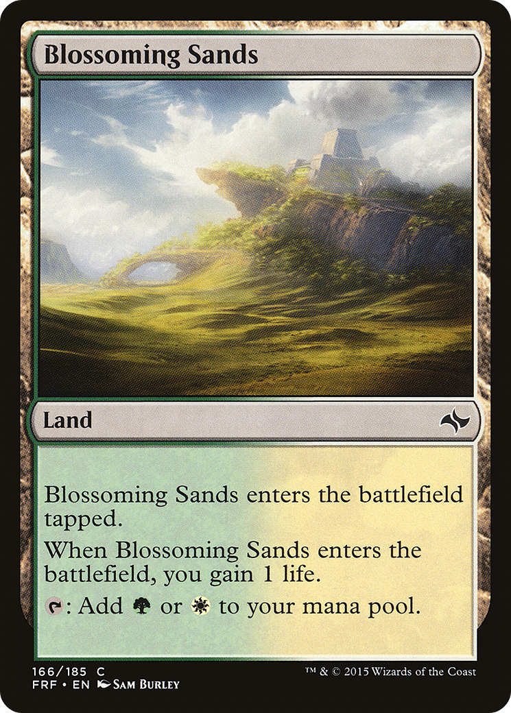 Blossoming Sands (FRF-166) [Fate Reforged] MTG Single Wizards of the Coast