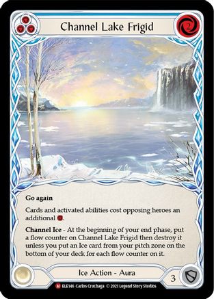 Channel Lake Frigid [U-ELE146] Unlimited Rainbow Foil Flesh And Blood Single Flesh And Blood   