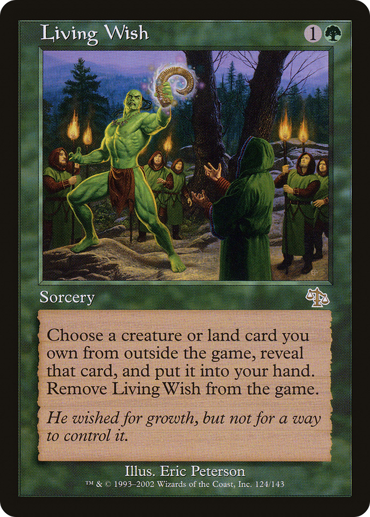 Living Wish (JUD-124) [Judgment] MTG Single Wizards of the Coast