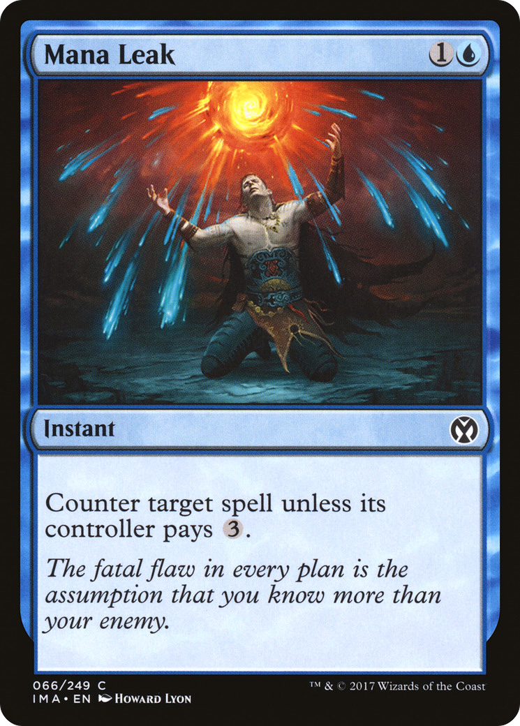 Mana Leak (IMA-066) [Iconic Masters] Foil MTG Single Wizards of the Coast