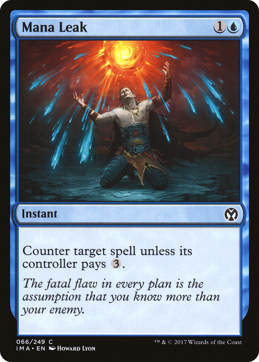 Mana Leak (IMA-066) [Iconic Masters] Foil MTG Single Wizards of the Coast