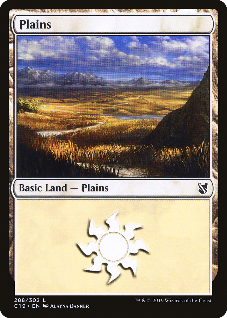 Plains (C19-288) [Commander 2019] MTG Single Wizards of the Coast