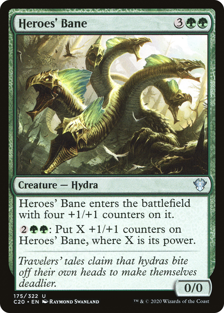 Heroes' Bane (C20-175) [Commander 2020] MTG Single Wizards of the Coast