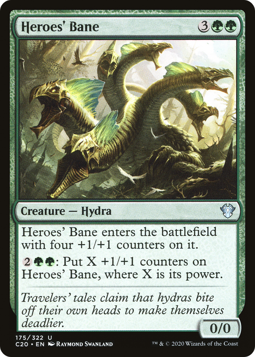 Heroes' Bane (C20-175) [Commander 2020] MTG Single Wizards of the Coast