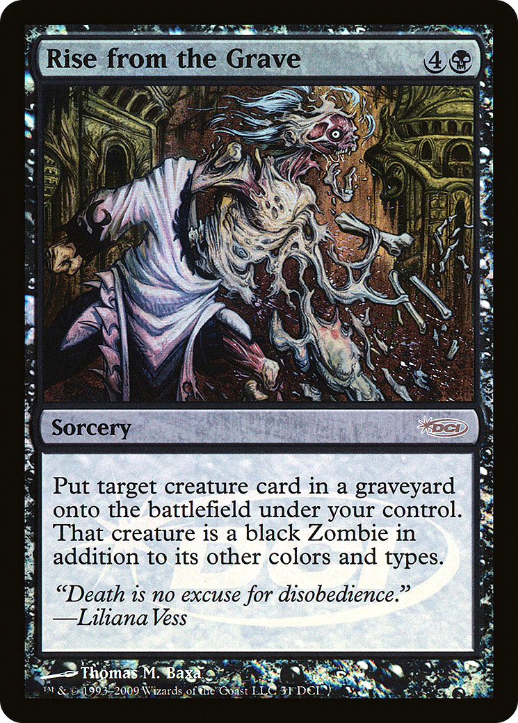 Rise from the Grave (WPN-031) [Misc] DCI Promos Foil MTG Single Wizards of the Coast