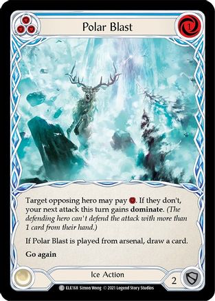 Polar Blast (Blue) [ELE168] (Tales of Aria)  1st Edition Normal Flesh And Blood Single Flesh And Blood   