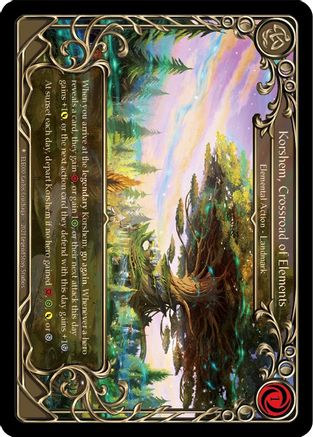 Korshem, Crossroad of Elements [ELE000] (Tales of Aria)  1st Edition Cold Foil Flesh And Blood Single Flesh And Blood   