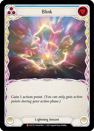 Blink [U-ELE176] Unlimited Rainbow Foil Flesh And Blood Single Flesh And Blood   