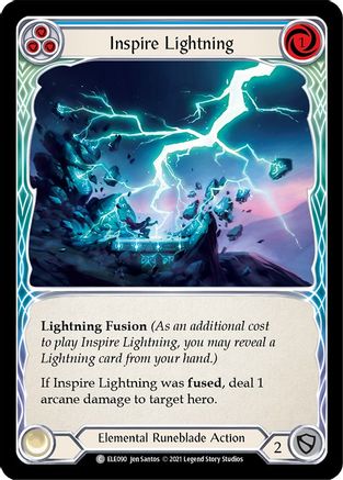 Inspire Lightning (Blue) [U-ELE090] Unlimited Normal Flesh And Blood Single Flesh And Blood   
