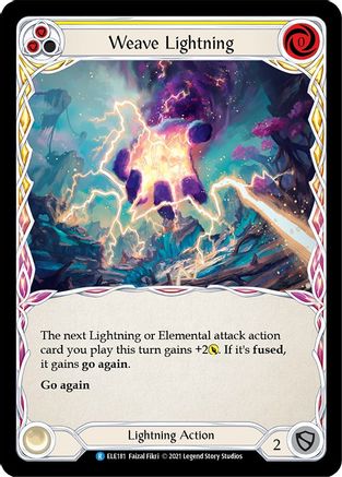 Weave Lightning (Yellow) [U-ELE181] Unlimited Normal Flesh And Blood Single Flesh And Blood   