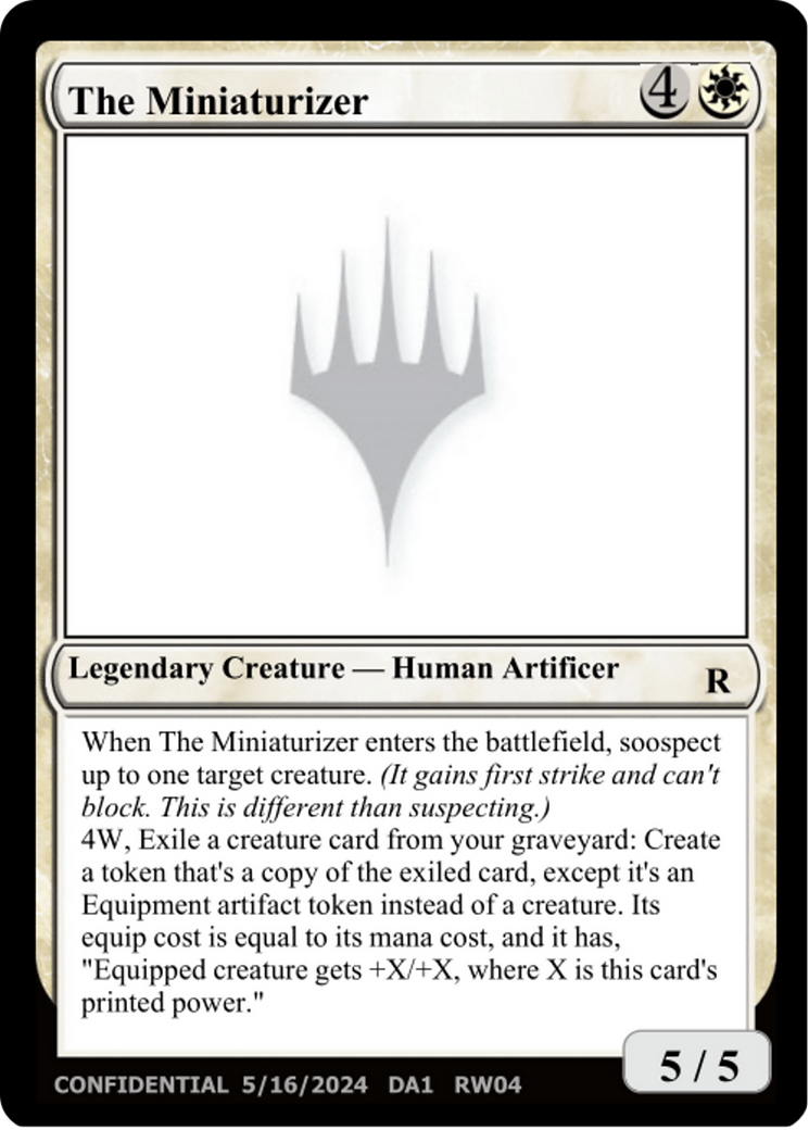 The Miniaturizer (UNK-RW04D) [Misc] Unknown Event MTG Single Wizards of the Coast