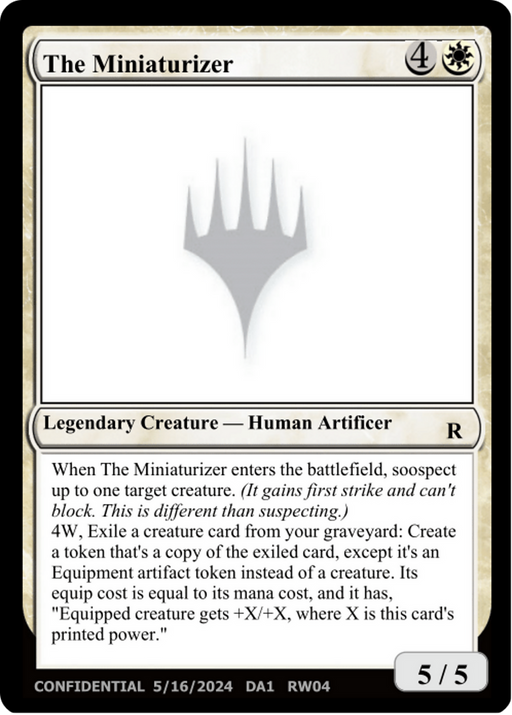 The Miniaturizer (UNK-RW04D) [Misc] Unknown Event MTG Single Wizards of the Coast