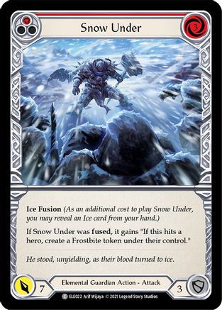 Snow Under (Red) [U-ELE022] Unlimited Normal Flesh And Blood Single Flesh And Blood   