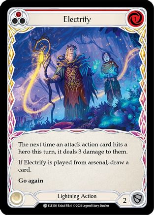 Electrify (Red) [U-ELE198] Unlimited Rainbow Foil Flesh And Blood Single Flesh And Blood   