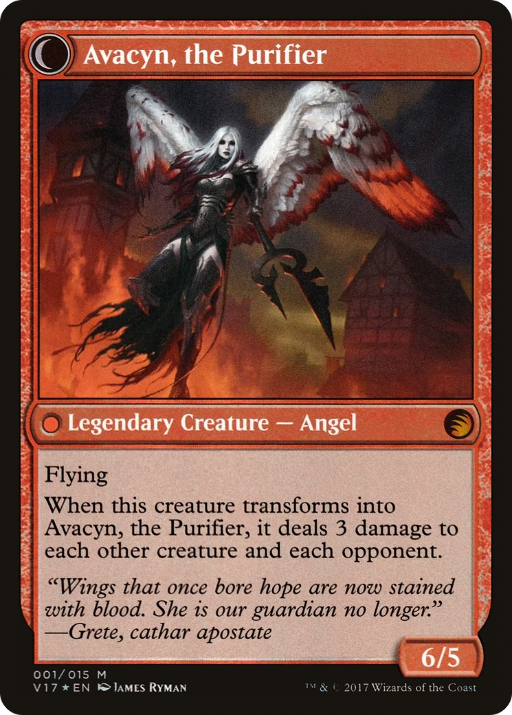 Archangel Avacyn (V17-001) [Misc] From the Vault: Transform Foil MTG Single Wizards of the Coast