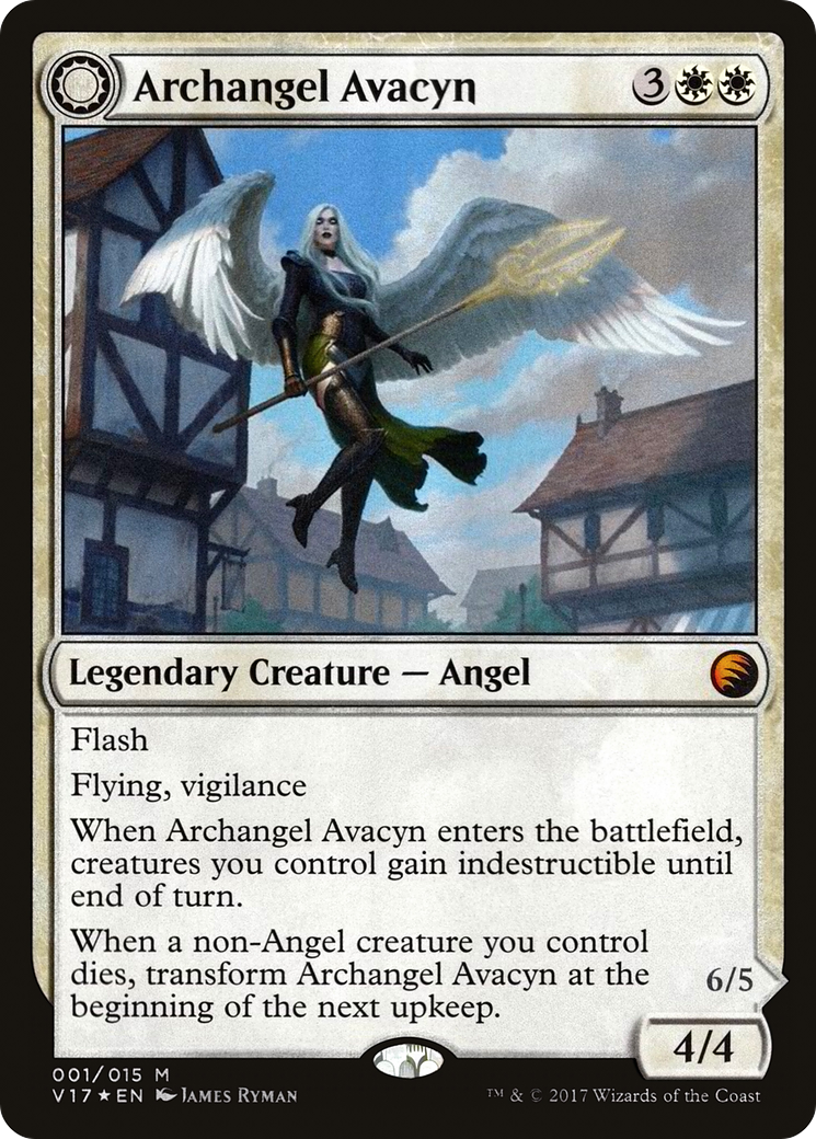 Archangel Avacyn (V17-001) [Misc] From the Vault: Transform Foil MTG Single Wizards of the Coast