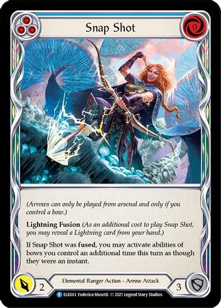 Snap Shot (Blue) [U-ELE043] Unlimited Normal Flesh And Blood Single Flesh And Blood   