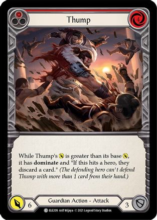 Thump (Red) [U-ELE209] Unlimited Normal Flesh And Blood Single Flesh And Blood   