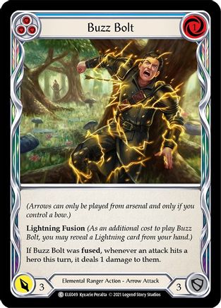 Buzz Bolt (Blue) [U-ELE049] Unlimited Normal Flesh And Blood Single Flesh And Blood   