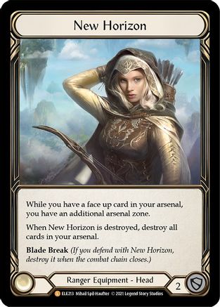 New Horizon [U-ELE213] Unlimited Rainbow Foil Flesh And Blood Single Flesh And Blood   