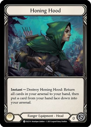 Honing Hood [U-ELE214] Unlimited Rainbow Foil Flesh And Blood Single Flesh And Blood   