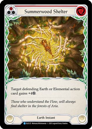 Summerwood Shelter (Red) [U-ELE125] Unlimited Normal Flesh And Blood Single Flesh And Blood   