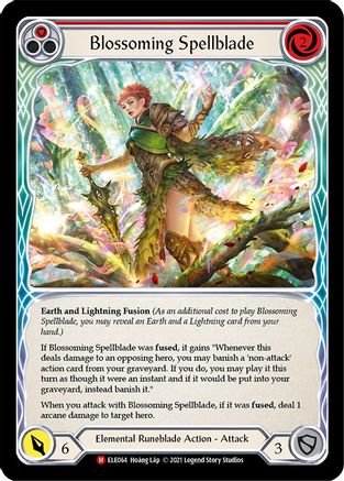 Blossoming Spellblade [U-ELE064] Unlimited Normal Flesh And Blood Single Flesh And Blood   