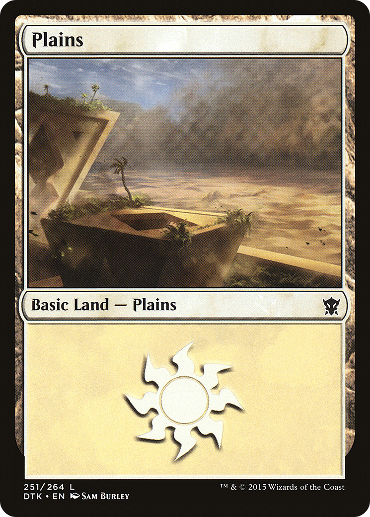 Plains (251) (DTK-251) [Dragons of Tarkir] MTG Single Wizards of the Coast