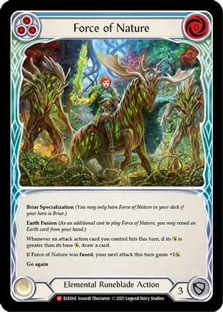 Force of Nature [U-ELE066] Unlimited Normal Flesh And Blood Single Flesh And Blood   