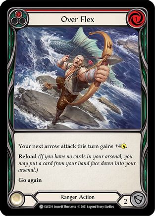 Over Flex (Red) [U-ELE219] Unlimited Rainbow Foil Flesh And Blood Single Flesh And Blood   