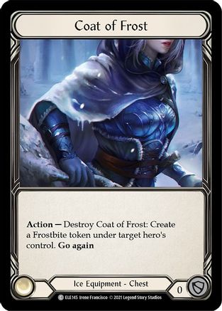 Coat of Frost [U-ELE145] Unlimited Rainbow Foil Flesh And Blood Single Flesh And Blood   