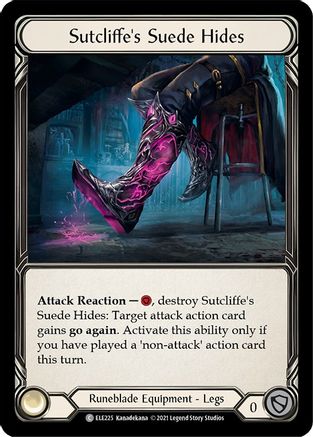 Sutcliffe's Suede Hides [U-ELE225] Unlimited Rainbow Foil Flesh And Blood Single Flesh And Blood   