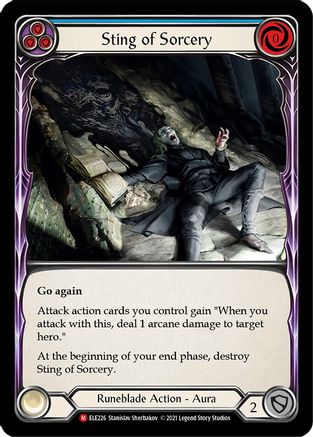 Sting of Sorcery [U-ELE226] Unlimited Normal Flesh And Blood Single Flesh And Blood   